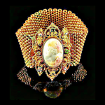 Antique hand-carved cameo bracelet gold, circa 1860